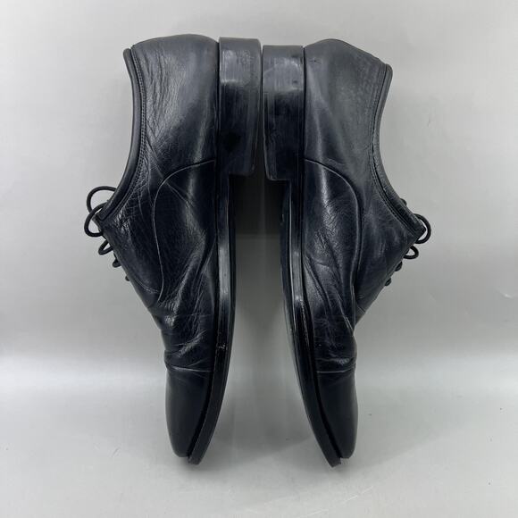 Magnanni Cap Toe Oxford Men Size 10 D Black Leather Dress Formal Lace Up Shoes main image 10